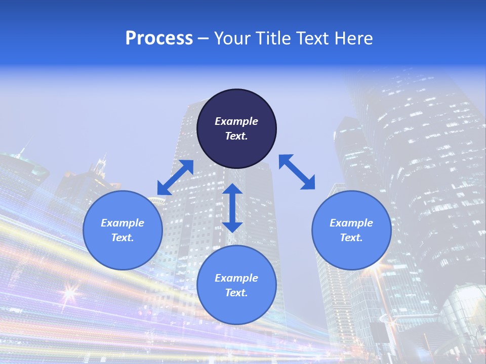 Twilight Background China PowerPoint Template