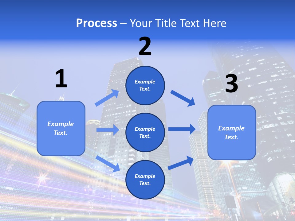 Twilight Background China PowerPoint Template
