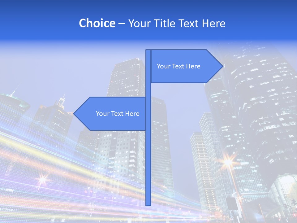 Twilight Background China PowerPoint Template