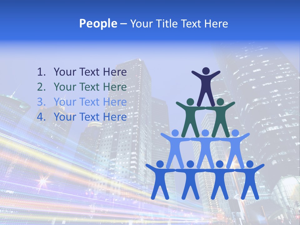 Twilight Background China PowerPoint Template