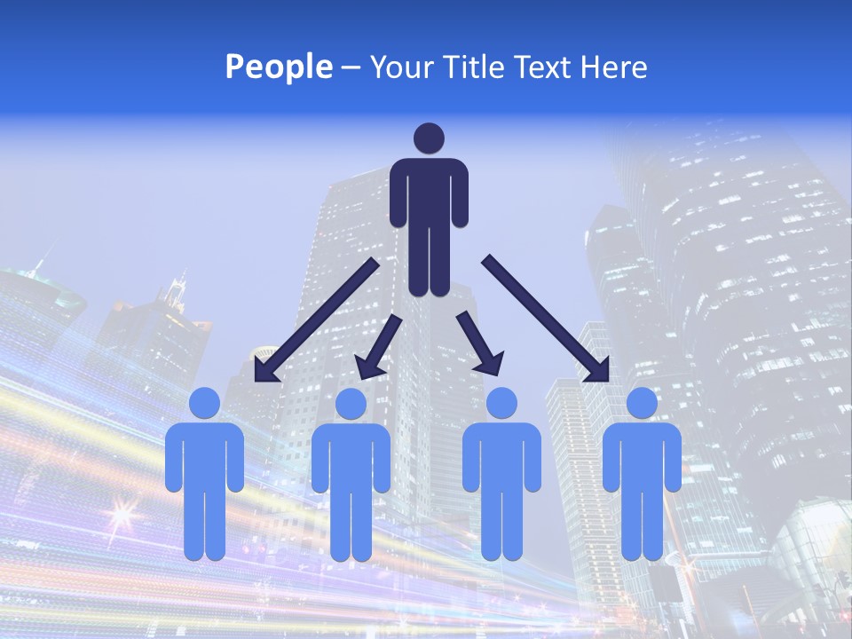 Twilight Background China PowerPoint Template