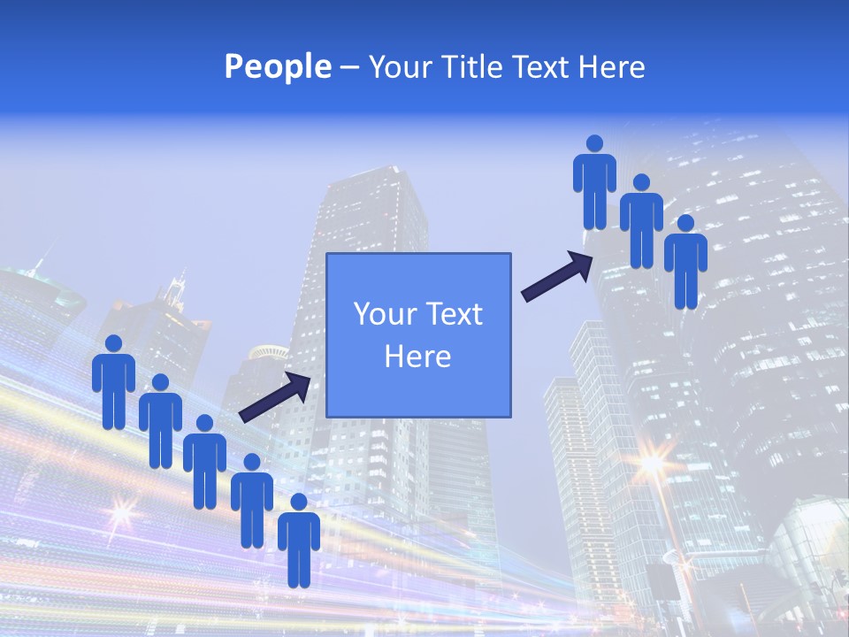 Twilight Background China PowerPoint Template