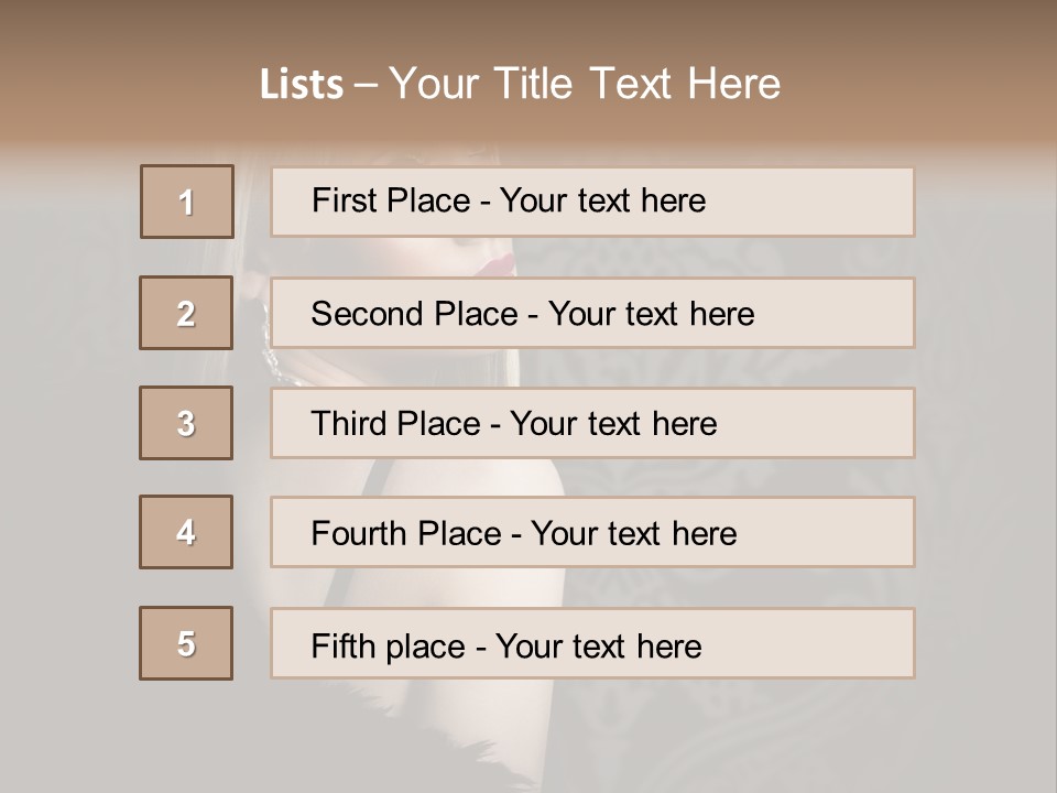 Atractive Skin Lovely PowerPoint Template