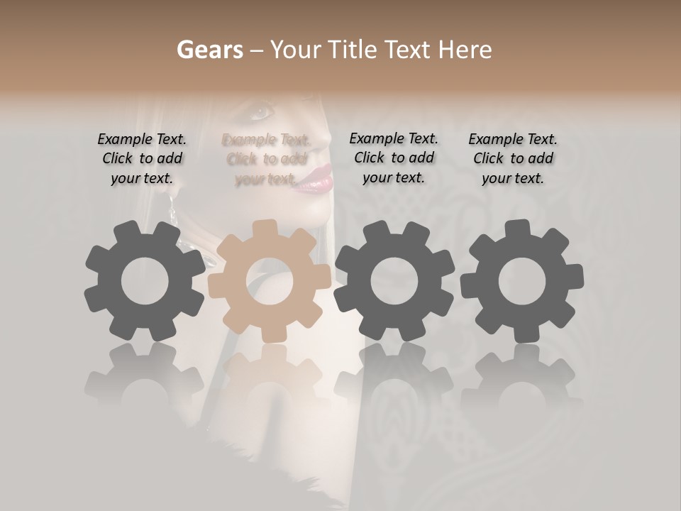 Atractive Skin Lovely PowerPoint Template