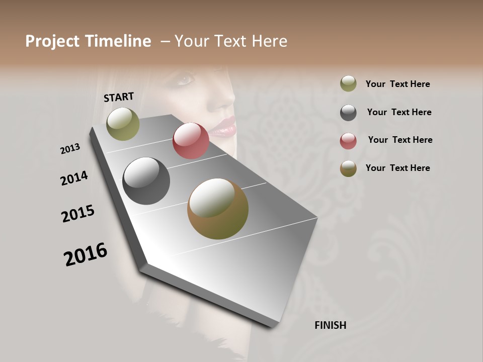 Atractive Skin Lovely PowerPoint Template