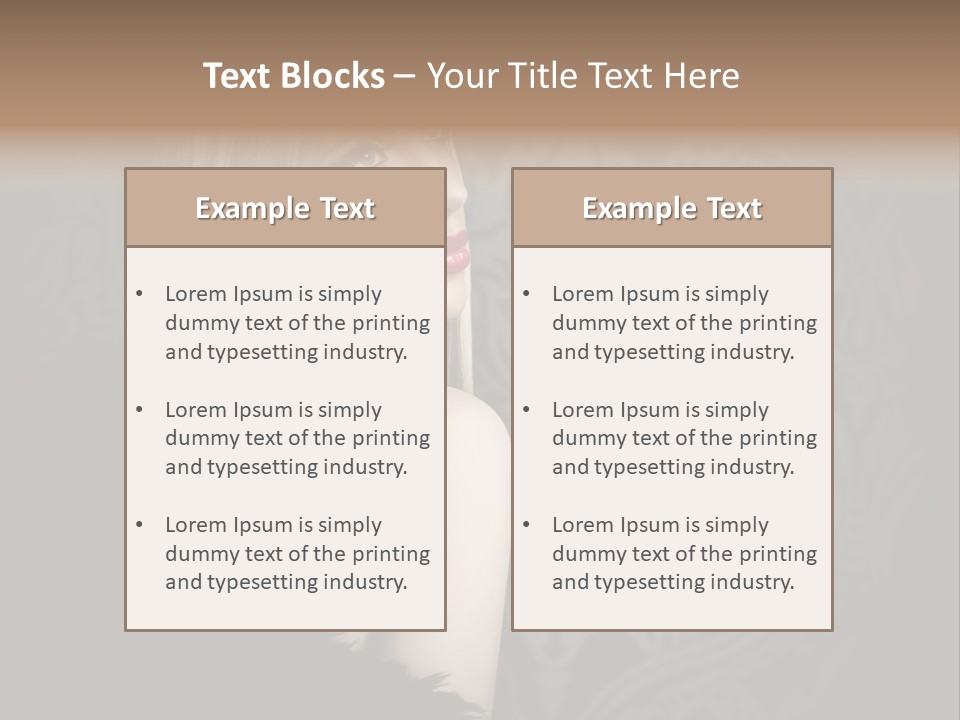 Atractive Skin Lovely PowerPoint Template