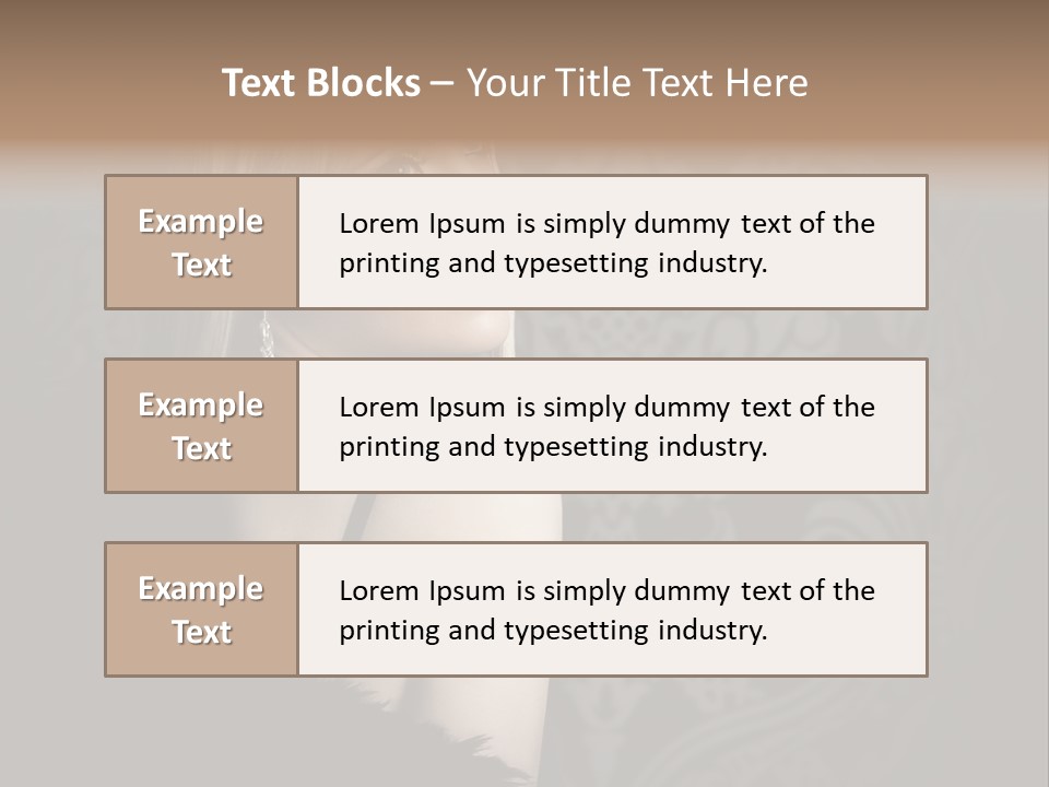Atractive Skin Lovely PowerPoint Template