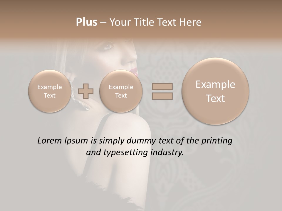 Atractive Skin Lovely PowerPoint Template