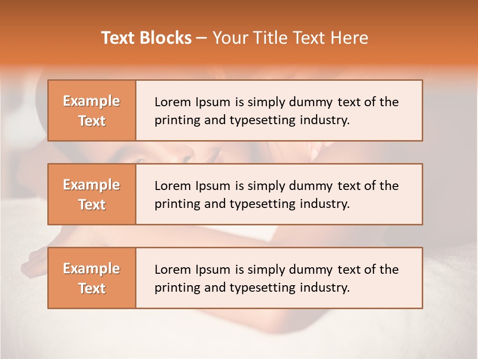 Photography Serious Young PowerPoint Template