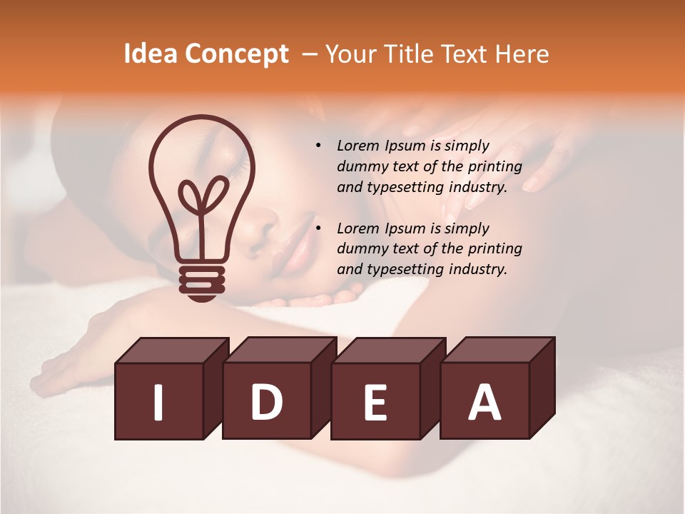 Photography Serious Young PowerPoint Template