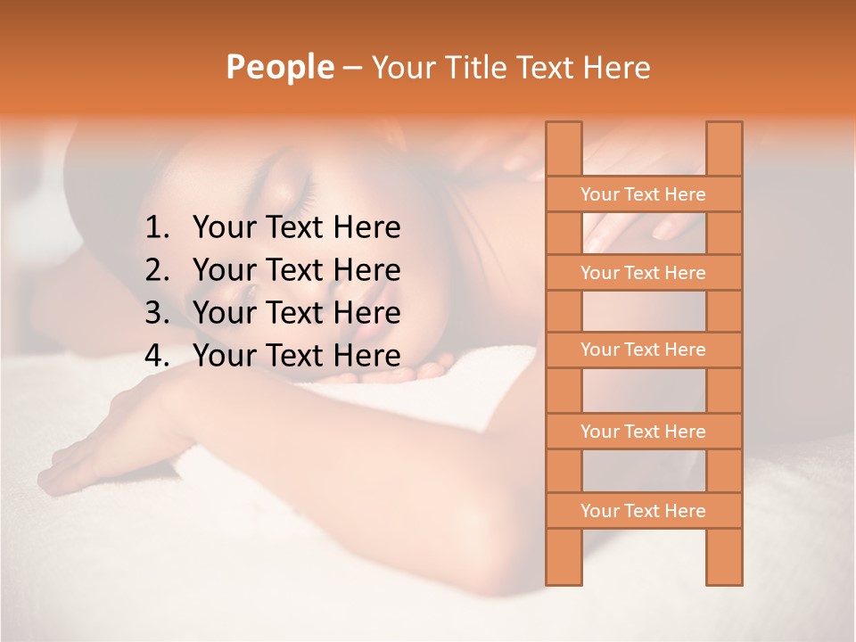 Photography Serious Young PowerPoint Template