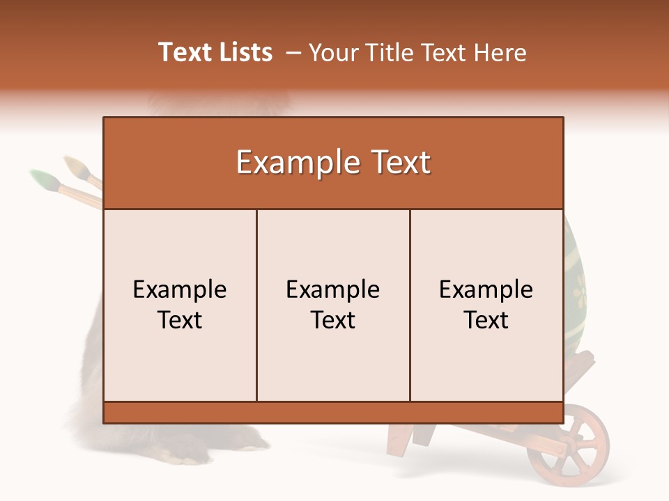 Brush Colourful Paintbrush PowerPoint Template