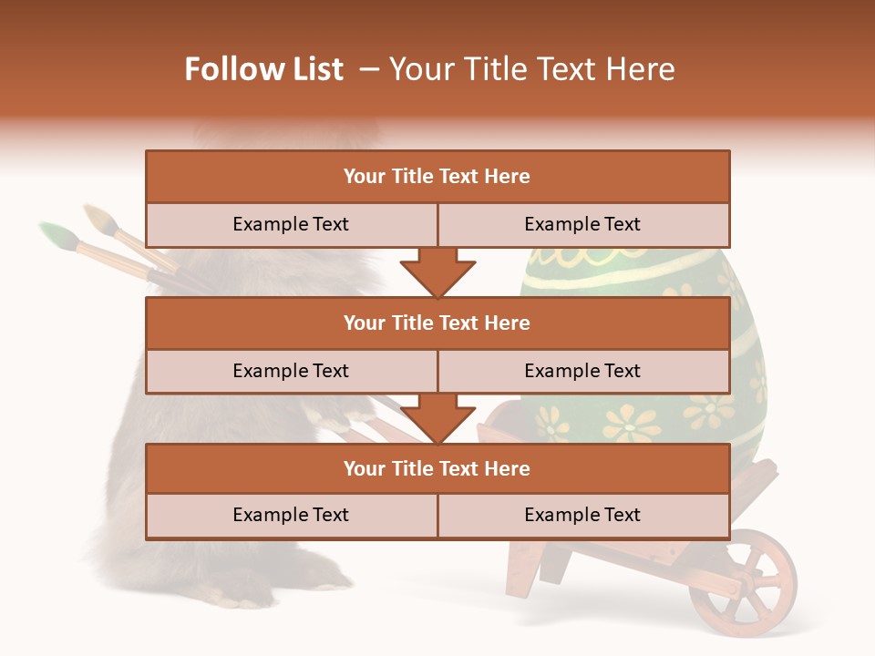 Brush Colourful Paintbrush PowerPoint Template