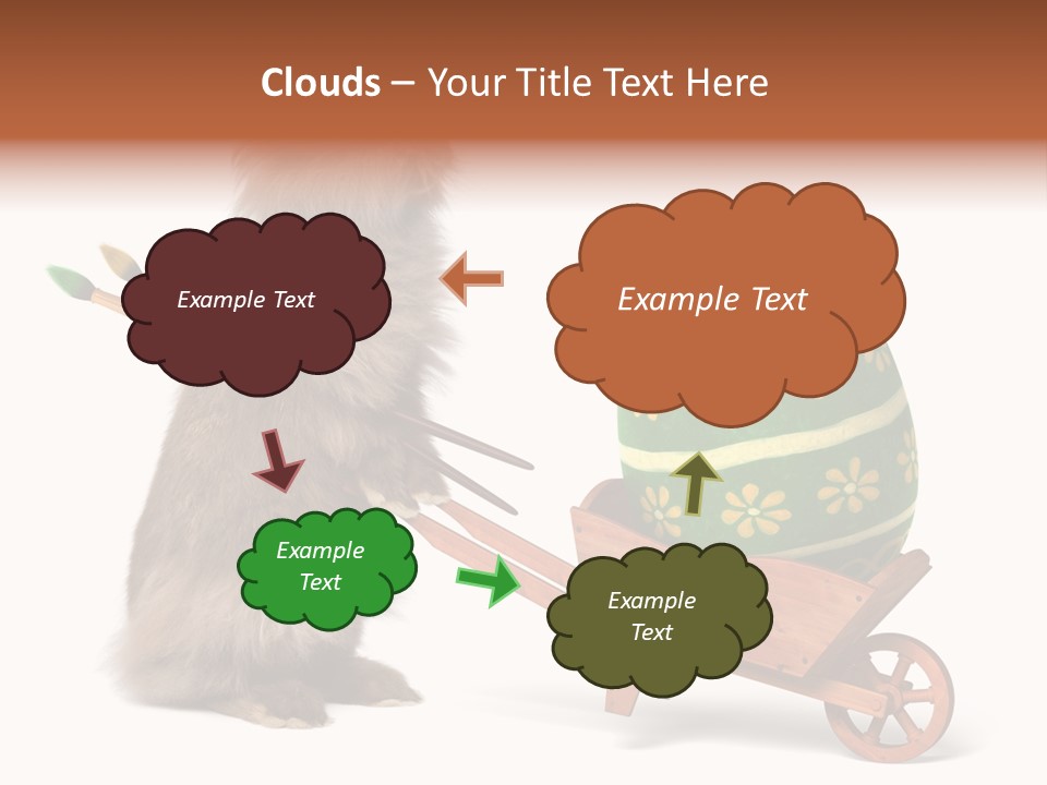 Brush Colourful Paintbrush PowerPoint Template