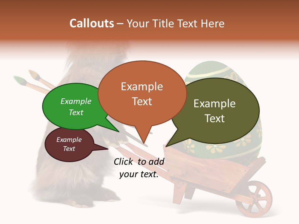 Brush Colourful Paintbrush PowerPoint Template