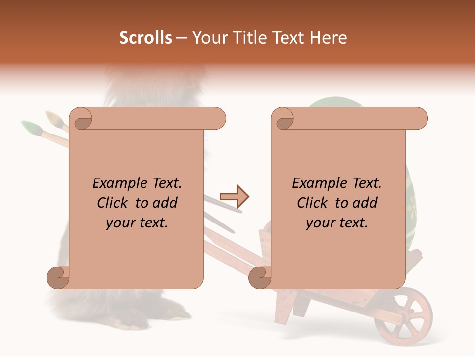 Brush Colourful Paintbrush PowerPoint Template