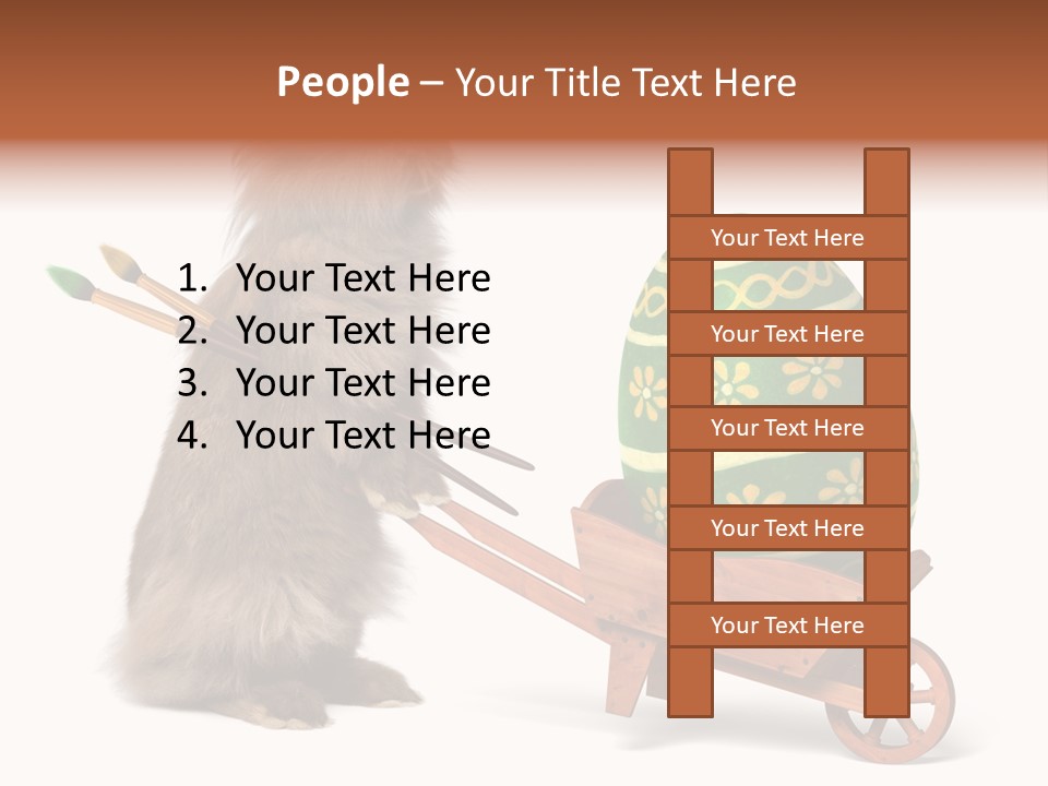 Brush Colourful Paintbrush PowerPoint Template