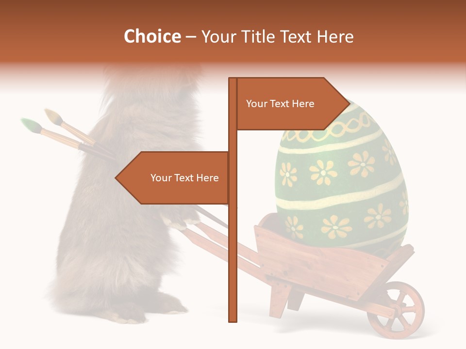 Brush Colourful Paintbrush PowerPoint Template