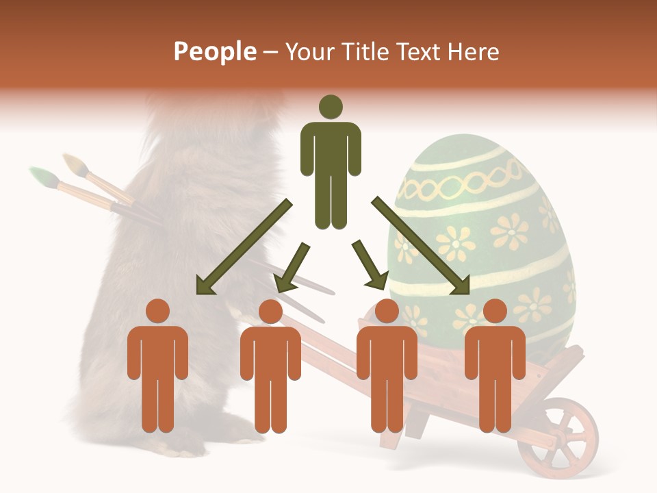 Brush Colourful Paintbrush PowerPoint Template