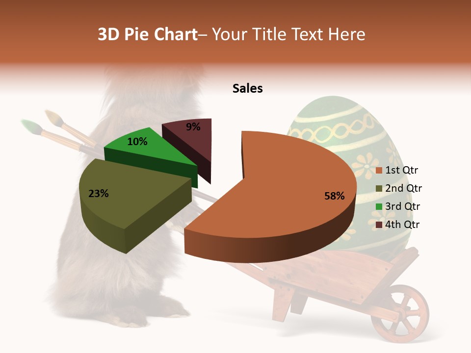 Brush Colourful Paintbrush PowerPoint Template