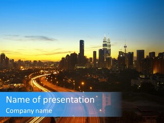 Sky Kuala Rise PowerPoint Template