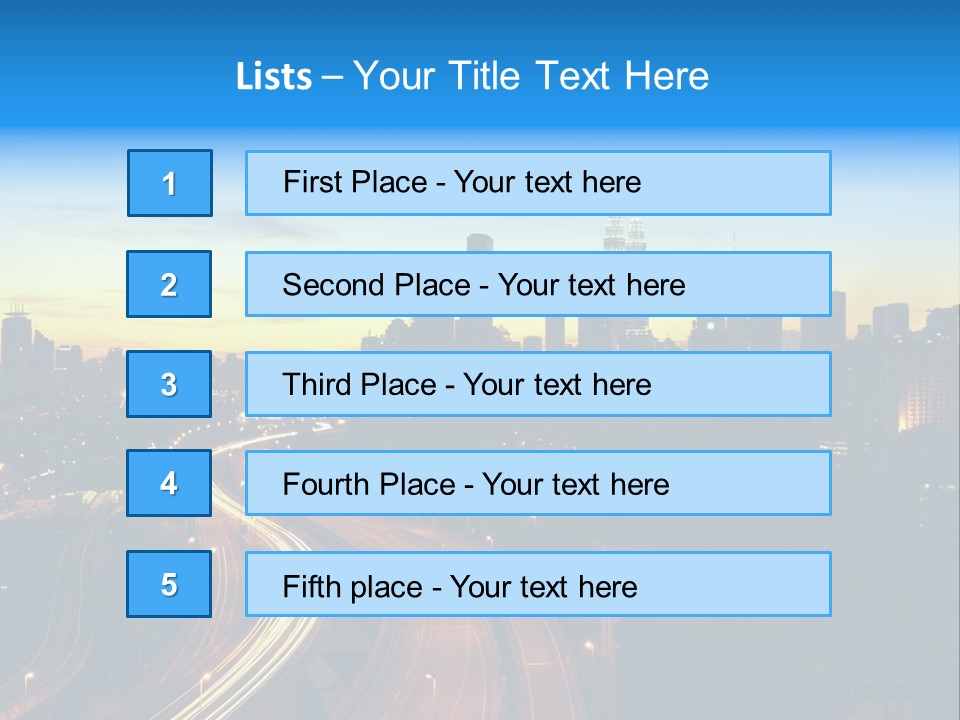 Sky Kuala Rise PowerPoint Template