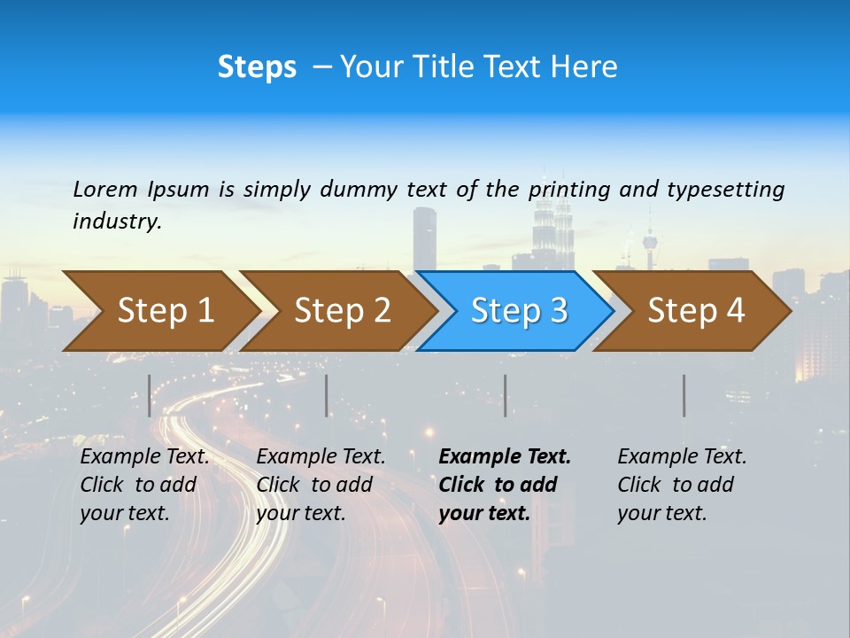 Sky Kuala Rise PowerPoint Template
