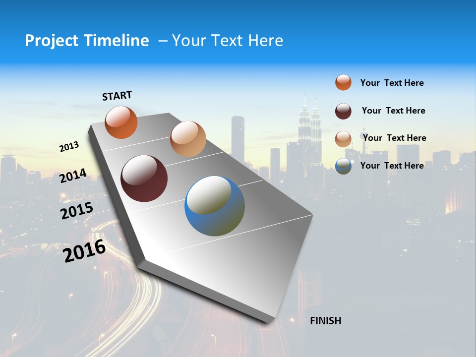Sky Kuala Rise PowerPoint Template
