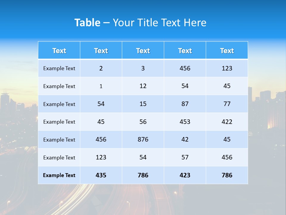 Sky Kuala Rise PowerPoint Template