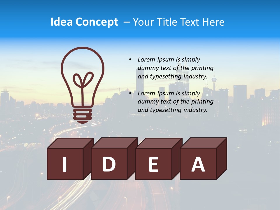 Sky Kuala Rise PowerPoint Template