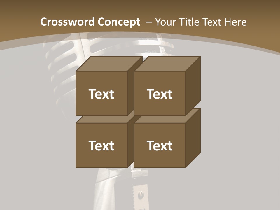 Record Festival Instrument PowerPoint Template