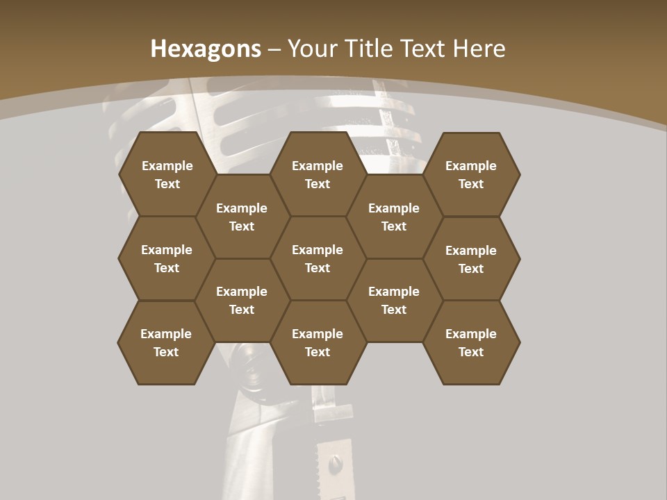 Record Festival Instrument PowerPoint Template