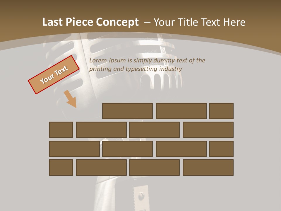 Record Festival Instrument PowerPoint Template