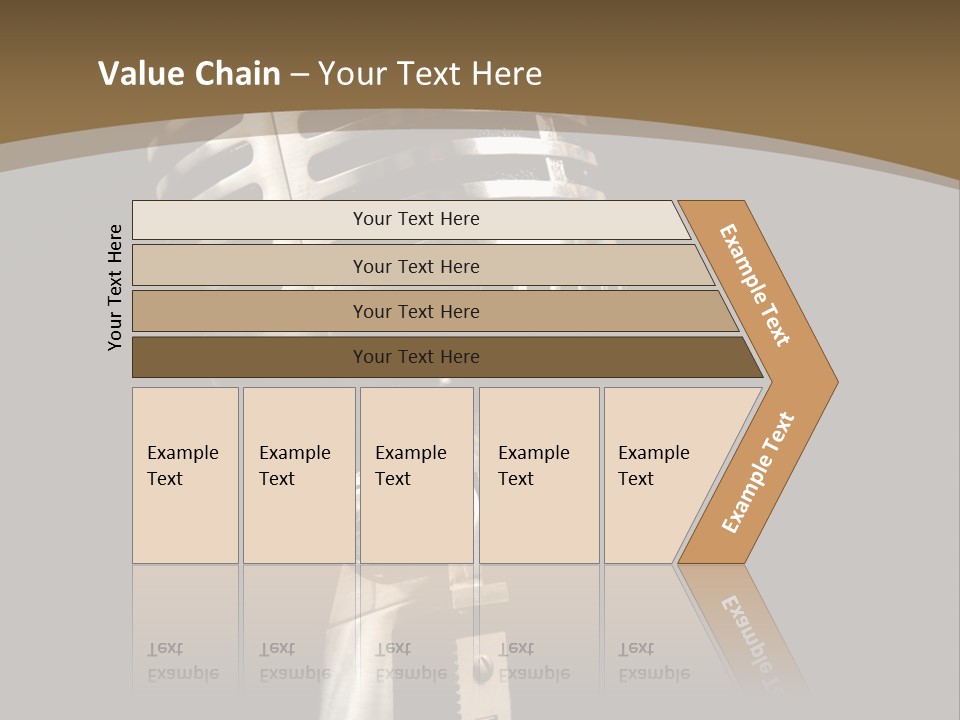 Record Festival Instrument PowerPoint Template
