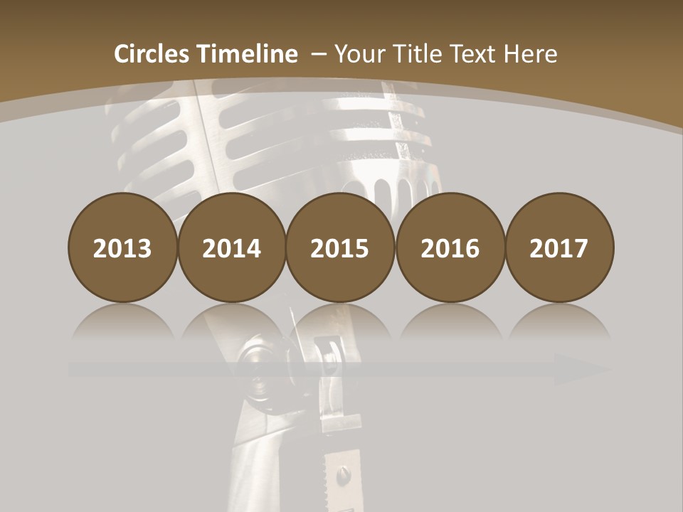 Record Festival Instrument PowerPoint Template