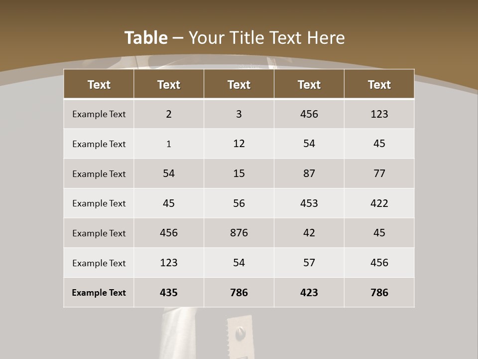 Record Festival Instrument PowerPoint Template