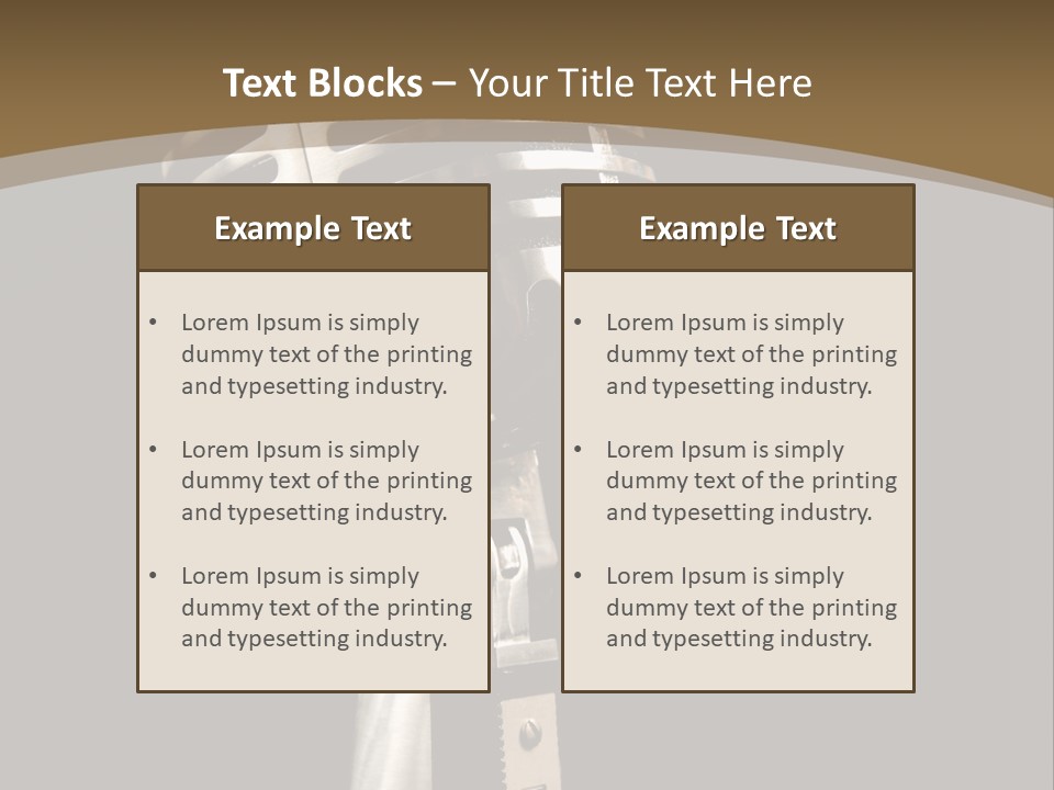 Record Festival Instrument PowerPoint Template