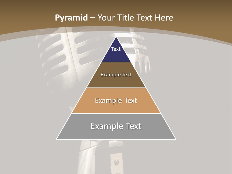 Record Festival Instrument PowerPoint Template