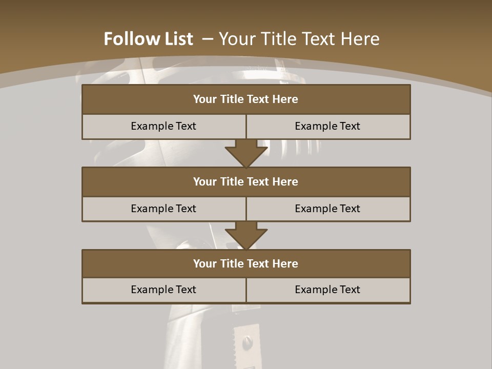 Record Festival Instrument PowerPoint Template