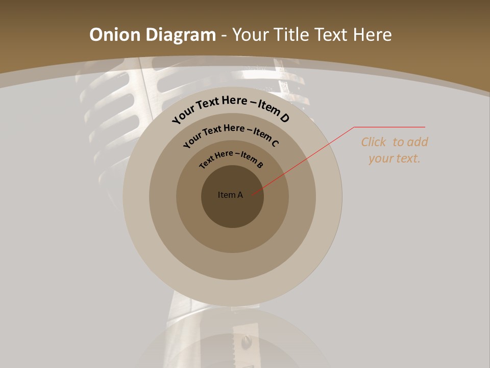 Record Festival Instrument PowerPoint Template