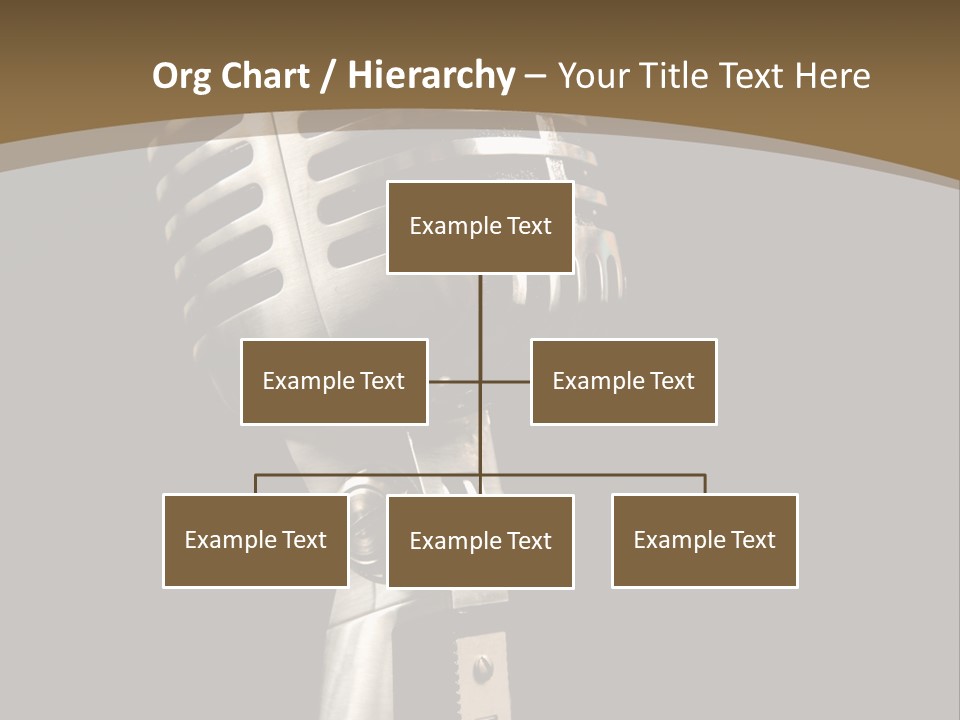 Record Festival Instrument PowerPoint Template