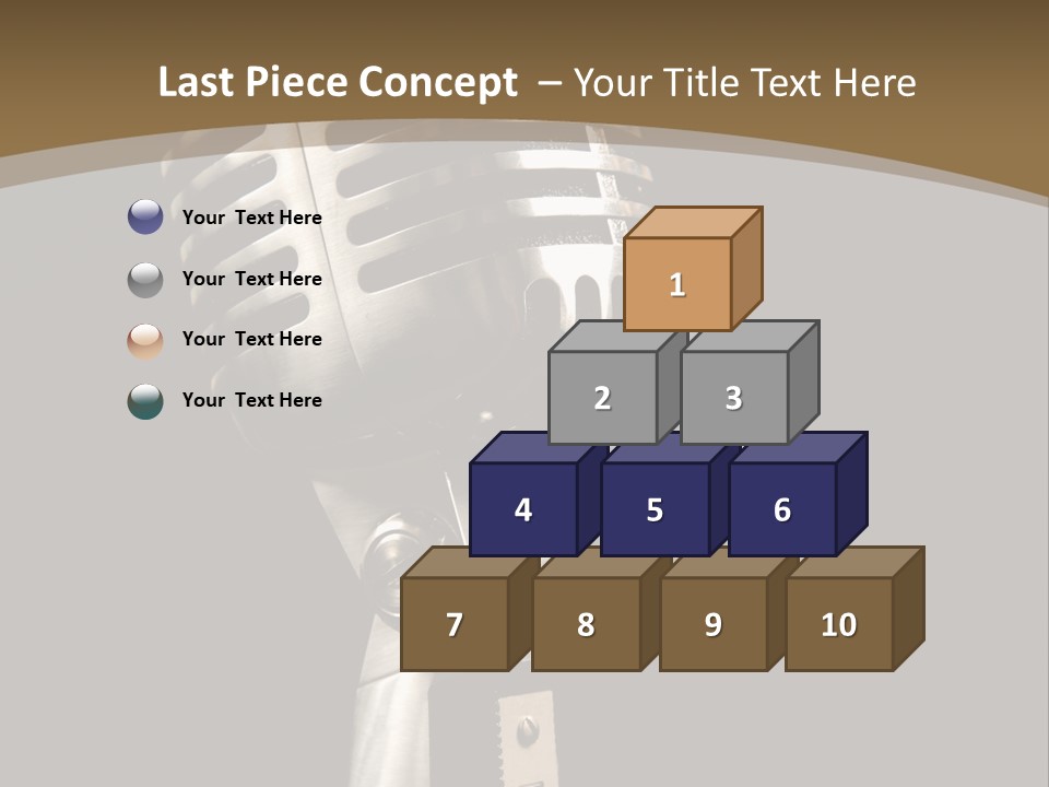 Record Festival Instrument PowerPoint Template