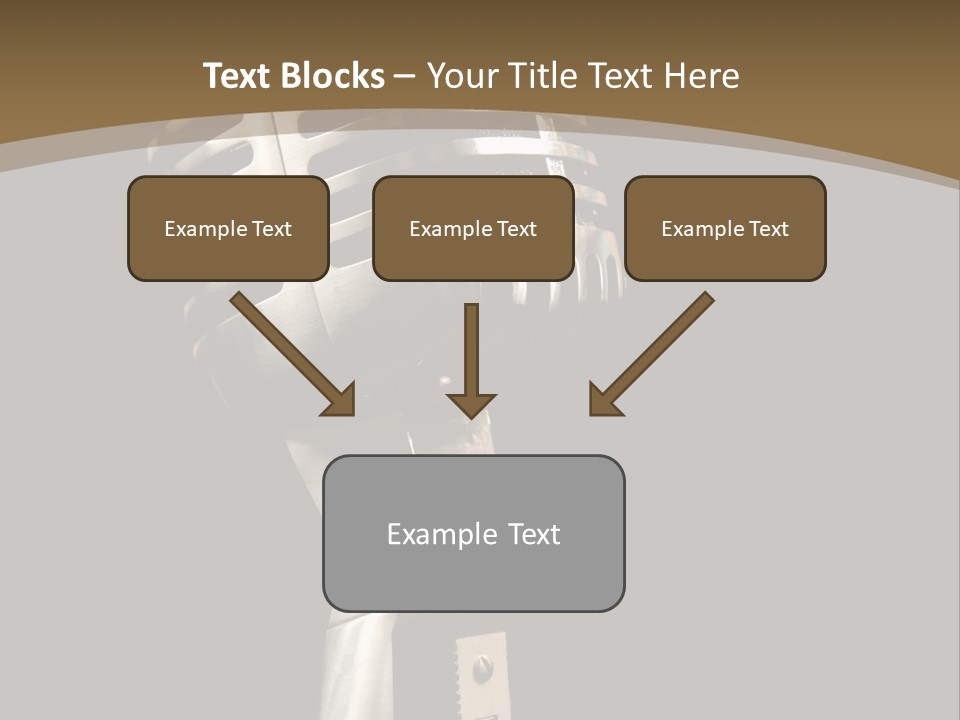 Record Festival Instrument PowerPoint Template