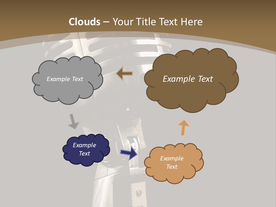 Record Festival Instrument PowerPoint Template