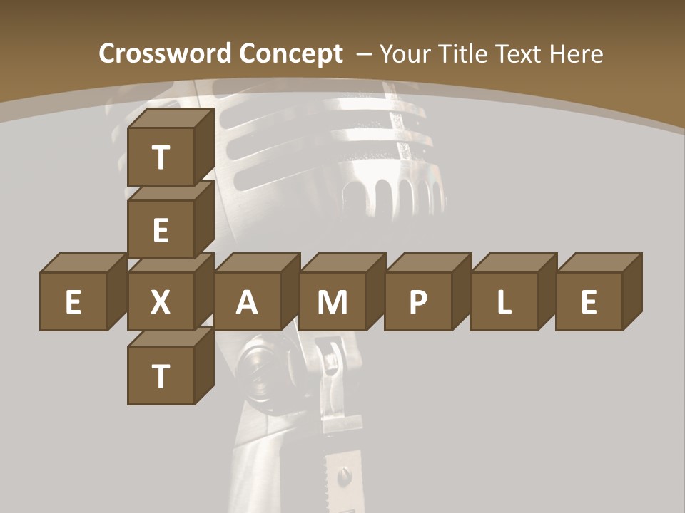 Record Festival Instrument PowerPoint Template