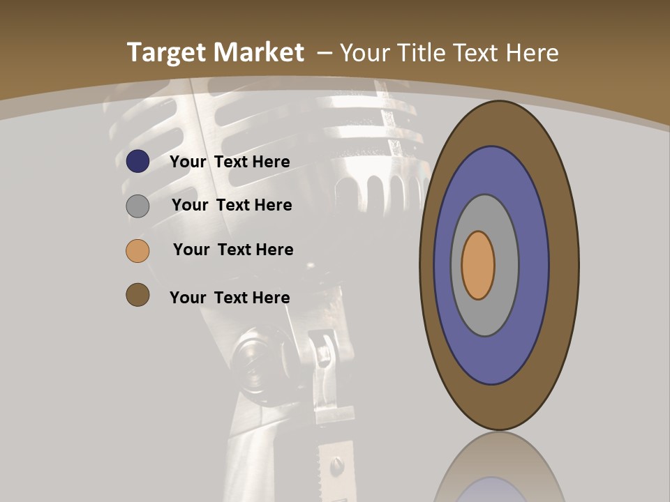 Record Festival Instrument PowerPoint Template