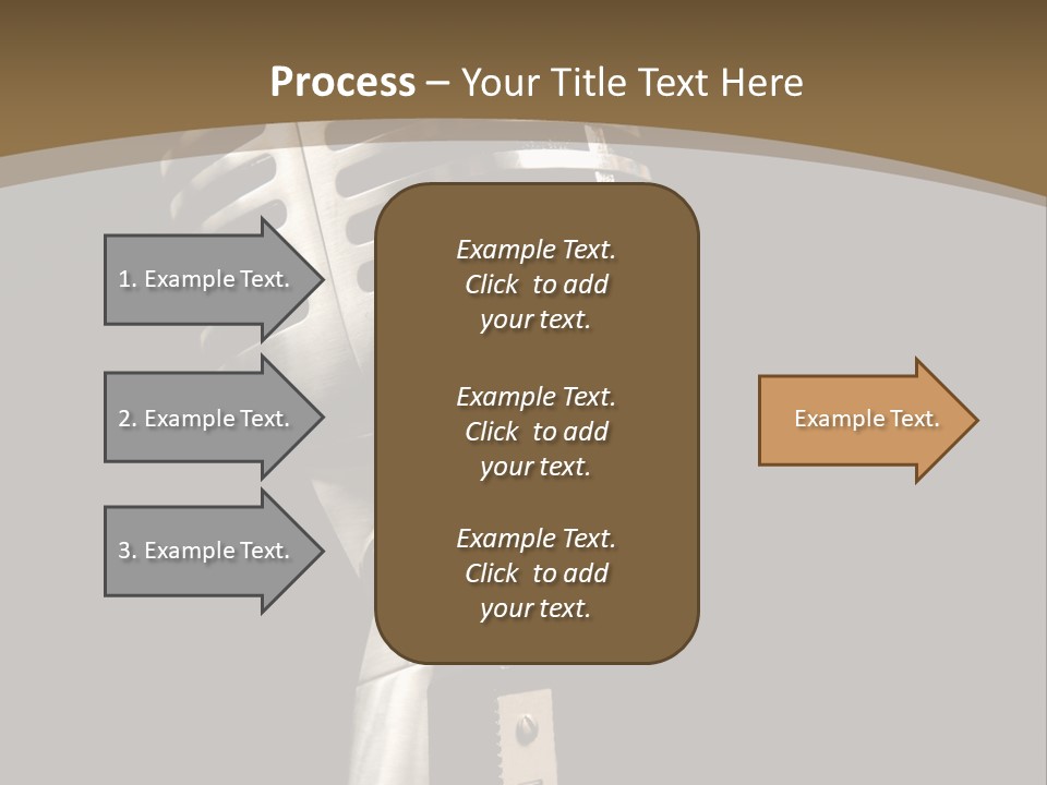 Record Festival Instrument PowerPoint Template