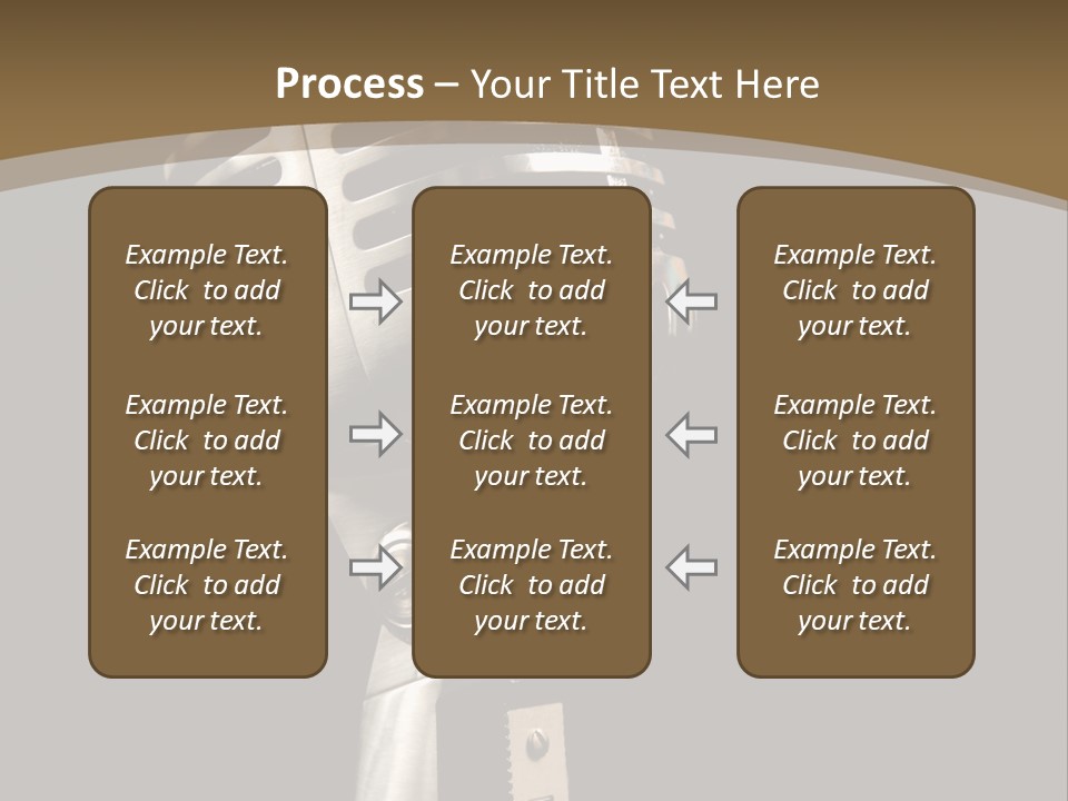 Record Festival Instrument PowerPoint Template