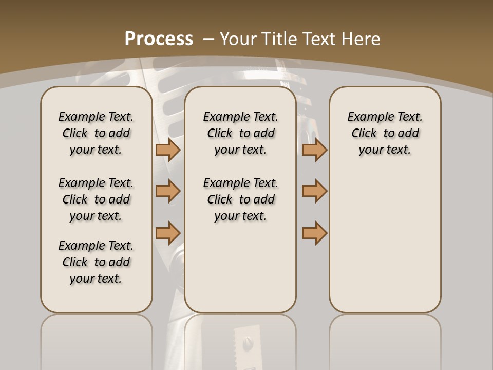 Record Festival Instrument PowerPoint Template