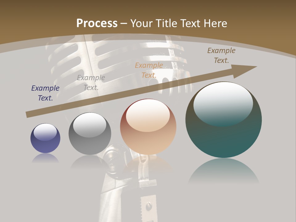 Record Festival Instrument PowerPoint Template